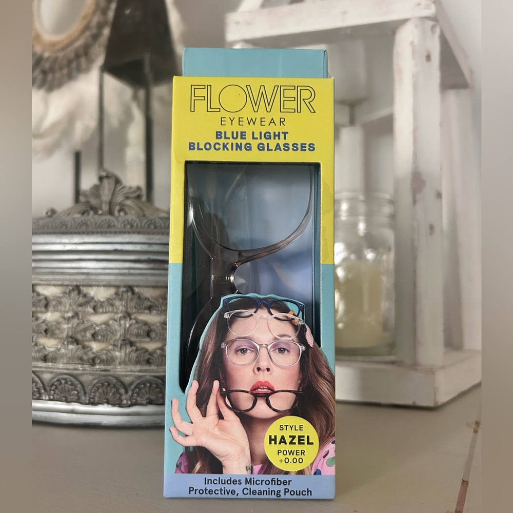 Flower by Drew Barrymore Eyewear Blue Light Blocking Glasses Style HAZEL - NIB